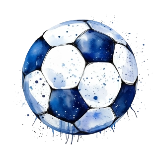 NAŽEHLOVAČKA - Fotbalový míč modrý