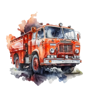 NAŽEHLOVAČKA - Hasičský auto color