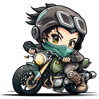 NAŽEHLOVAČKA - Holka na motorce anime