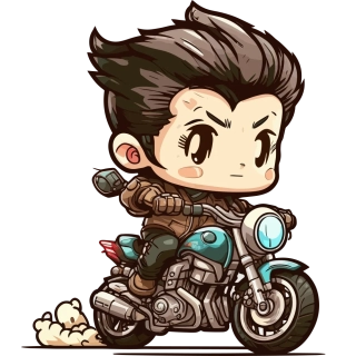 NAŽEHLOVAČKA - Kluk na motorce anime