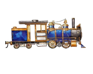 NAŽEHLOVAČKA - Stará lokomotiva