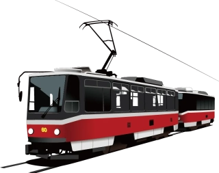 NAŽEHLOVAČKA - Tramvaj červená