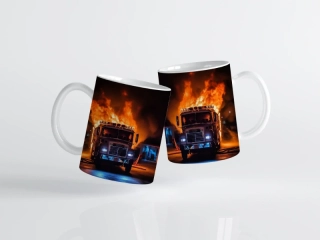 HRNEK - Hasičský auto v plamenech