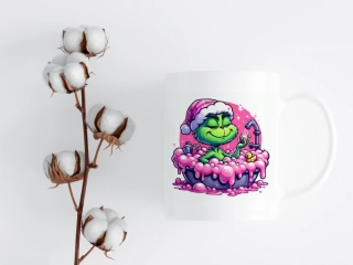 HRNEK - Grinch v růžové koupelně