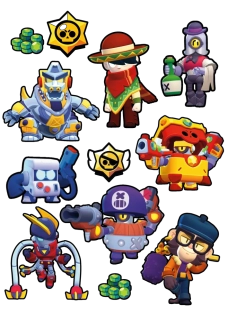 NAŽEHLOVAČKA - Brawl star mix postav 1