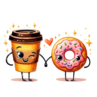 NAŽEHLOVAČKA - Kafe s donutem