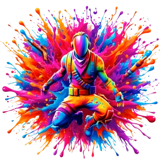 NAŽEHLOVAČKA - Fortnite postava barevná