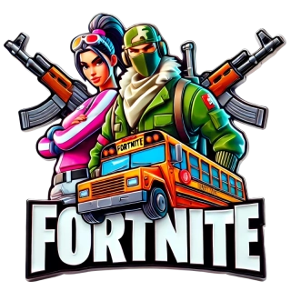 NAŽEHLOVAČKA - Fortnite dva bojovníci s autobusem