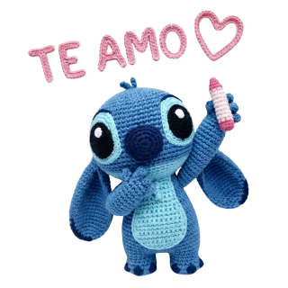 NAŽEHLOVAČKA - Vyšívaný Stitch te amo
