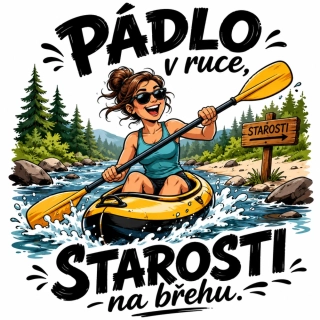NAŽEHLOVAČKA - Pádlo v ruce, starosti na břehu.